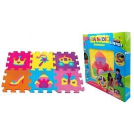 PISO ENCASTRABLE C/FIGURAS X 6 Uds 50/2