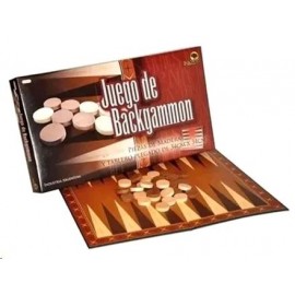 BACKGAMMON PIEZAS MADERA TABL.34X34 8743