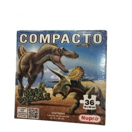 PUZZLE DINO X 36 COMPACTO 1309