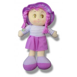 MUÑECA CON TRENZAS 35cm 19001IC04095241
