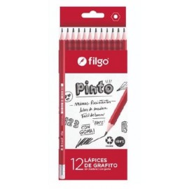 LAPIZ GRAFITO CON GOMA FILGO X UNIDAD