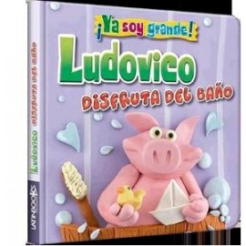 YA SOY GRANDE-LUDOVICO DISFRUTA DEL BAÑO