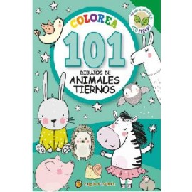 COLOREA 101 DIBU DE ANIMALES TIERNOS3140
