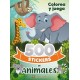 500 STICKERS DE ANIMALES 3235