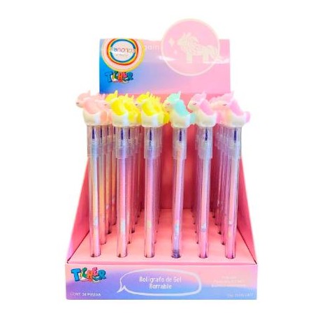 BOLIGRAFO BORRABLE UNICORNIO 24417