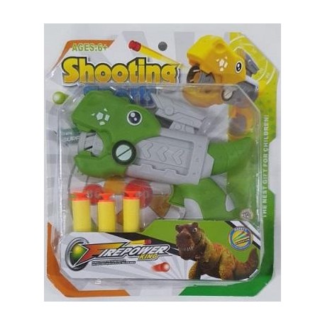 PISTOLA LANZA DARDO DINOSAURIO 54490