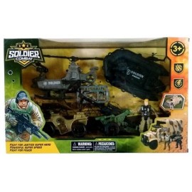 SET SOLDADOS COMBATE 42X26,5 X 8CM 54961