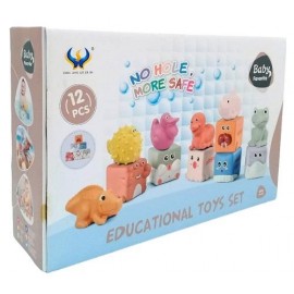 ANIMALES Y CUBOS CARITAS LOCAS ZY1568034