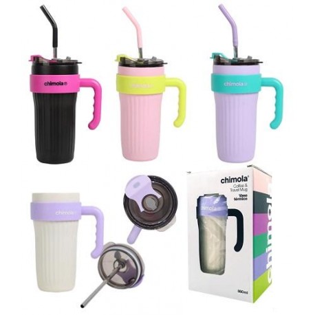 VASO TERMICO C/SORBETE 860ML BZ01