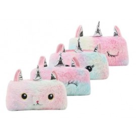 CARTUCHERA DE PELUCHE UNICORNIO 97.1500