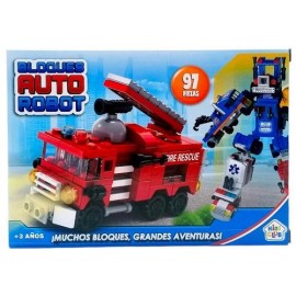 JUEGO DE BLOQUES CAMION BOMBERO 54407