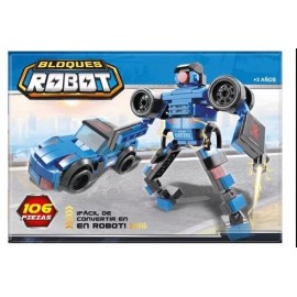 JUEGO DE BLOQUES AUTO ROBOT 54406