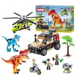 MAX-DINO ADVENTURE BOX PLAY 592PCS 83156