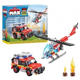 MAX-MAX CITY FIRE STATION 265PCS 83166