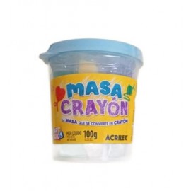 MASA CRAYON 6 COLORES 07710-000