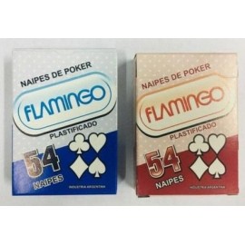 NAIPE CASINO FLAMINGO POKER X54 JS1142