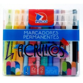 MARCADORES ACRILICOS X12 403400-12