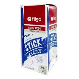 BOLIGRAFO STICK CLASICO 024 1.0MM AZUL
