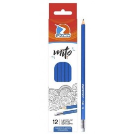 LAPIZ NEGRO MITO 2HB C/GOMA 172002