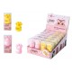 SACAPUNTAS HUELLITA C/CAJIT TRANSP CP004