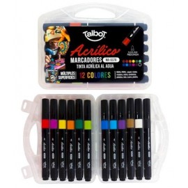 MARCADOR TALBOT ACRILICO VALIJA X12 7539