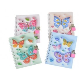 DIARIO ANILLADO CON CANDADO 14X18CM36986