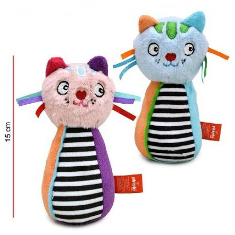 GATOS CON CAMPANITA 15CM