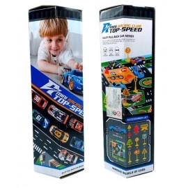 SET AUTOS/ PISTA Y ACCESOR 27PCS 301798
