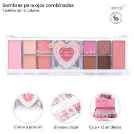 SOMBRAS PARA OJOS X12 TONOS 39577