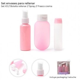 SET ENVASES PARA RELLENAR X3 UND 38920