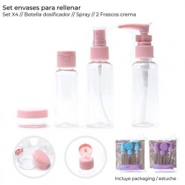 SET ENVASES PARA RELLENAR X 4 UND 38916
