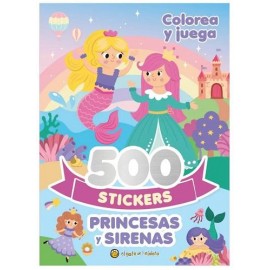 500 STICKERS PRINCESAS Y SIRENAS 4272