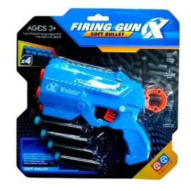 PISTOLA LANZA DARDOS AZUL BLISTER 75290