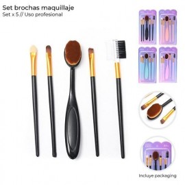 SET BROCHA MAQUILLAJE X5 38904