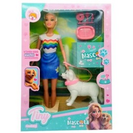 MUÑECA TINY C/MASCOTA Y ACCESORIOS 54919