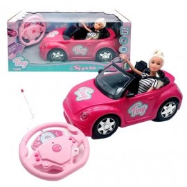 MUÑECA TINY CON SU AUTO A R/C 55869