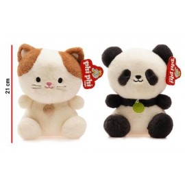 GATO Y PANDA 21CM 8241