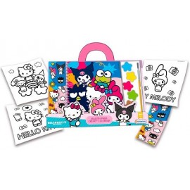 MALETIN DE ACUARELAS HELLO KITTY TY09851