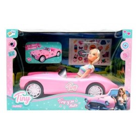 MUÑECA TINY C/ SU AUTO CONVERTIBLE 55868
