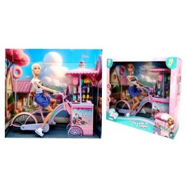 MUÑECA TINY Y SU BICIBLETA CANDY 55863