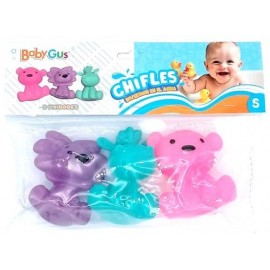 CHIFLE DE ANIMALES X 3 23X16CM 55669
