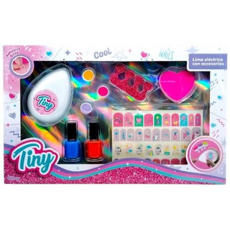 SET DE UÑAS CON LIMA A PILAS TINY 55648