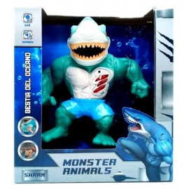 TIBURON MONSTER C/SONIDO 22 CM 56146