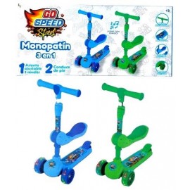 MONOPATIN 3 EN 1 C/LUZ ANDADOR 12269