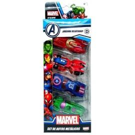 AUTITOS METALICOS AVENGERS X4 55405