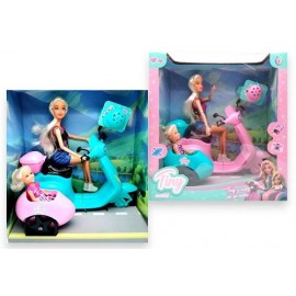 MUÑECA TINY Y LUCY EN SU MOTO 55867