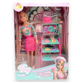 MUÑECA TINY PASTELERA C/ACCESORIOS 55859