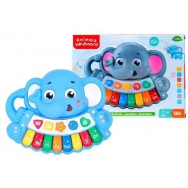 PIANO ELEFANTE A PILA 20*16CM SD20840