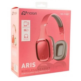 AURICULAR BT CON VINCHA ROSA NG-918BT RS