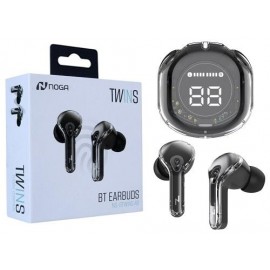 AURICULAR BT TWINS TRANSP NEGRO